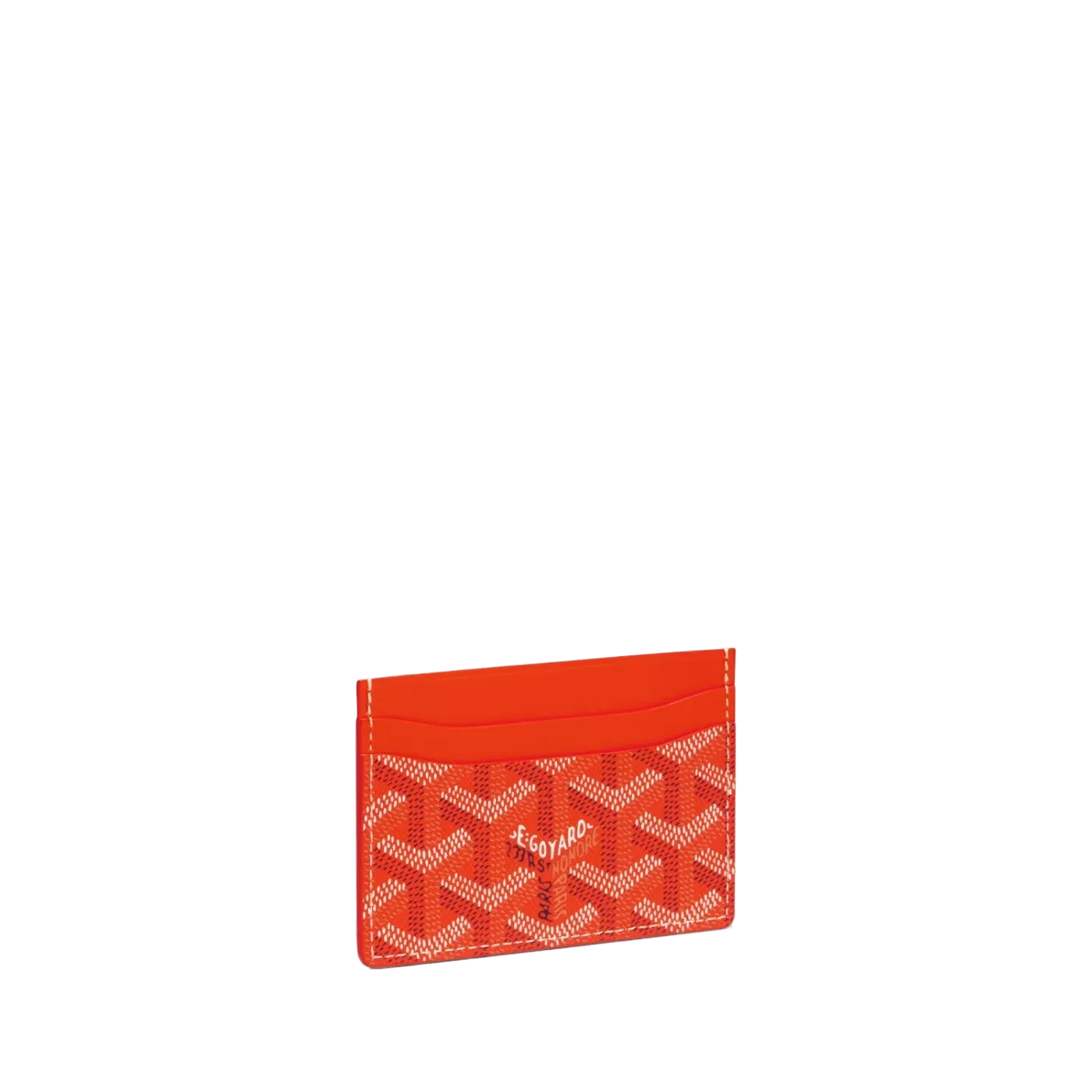 Goyard card holder orange best sale