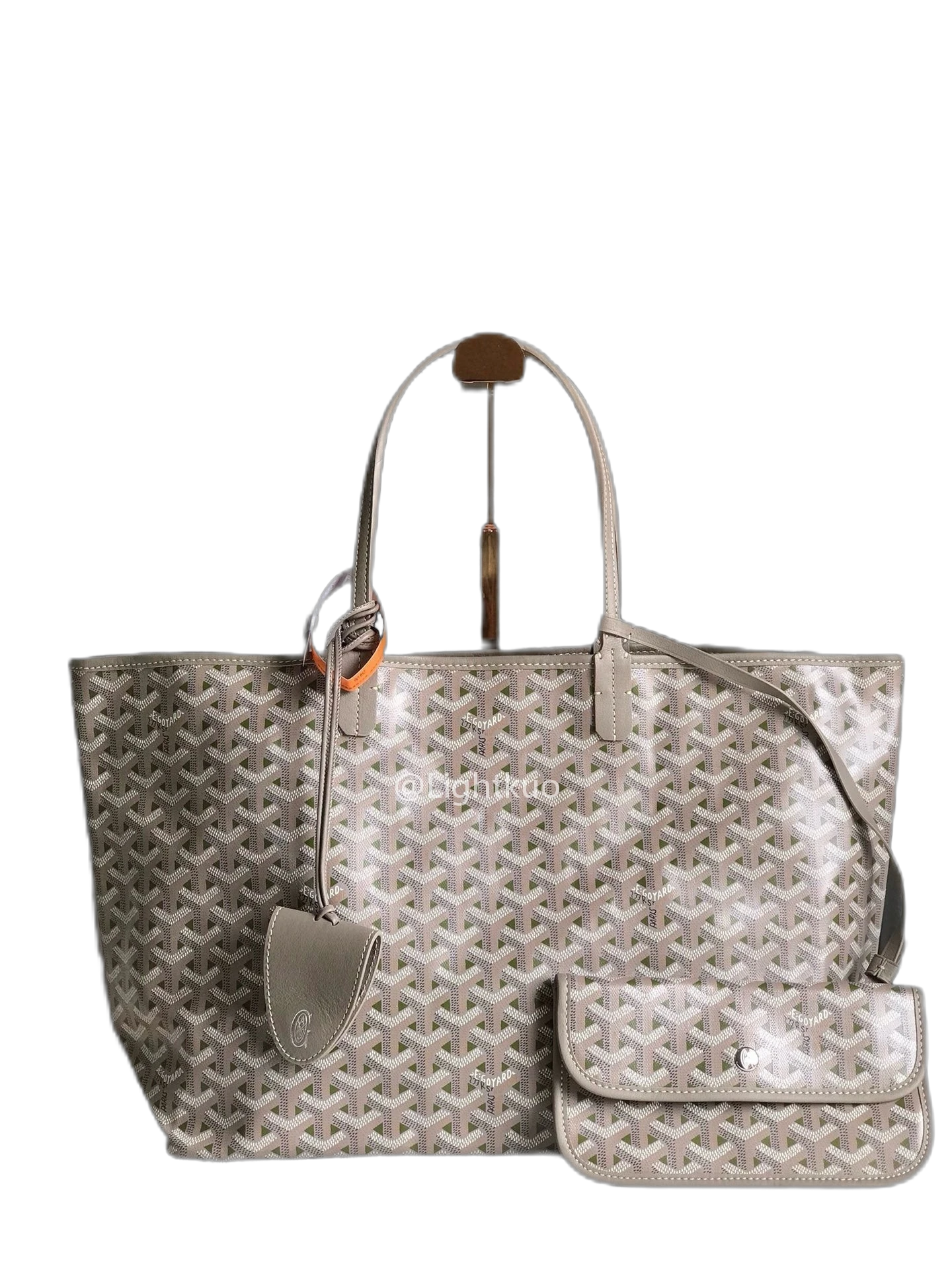 Goyard Khaki Saint Louis PM Bag Beige