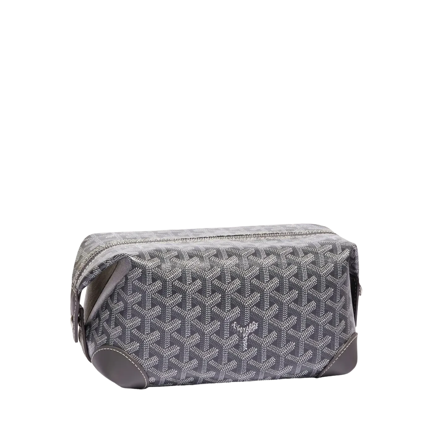 Goyard Toiletry Bag | Boeing 25 Trousse Canvas Bag Gray
