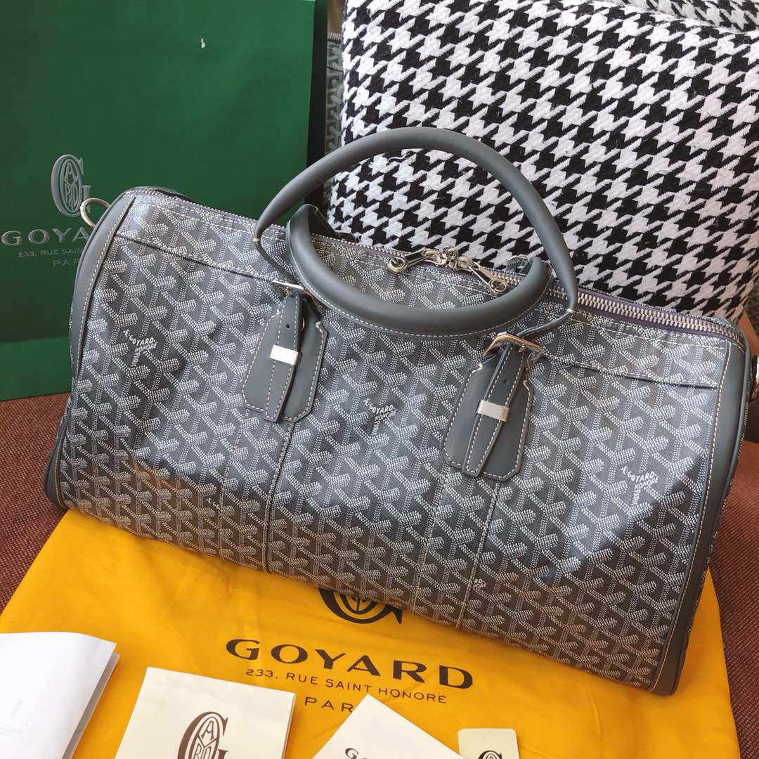 Goyard Trolley in Grey  Goyard, Goyard luggage, Goyard bag