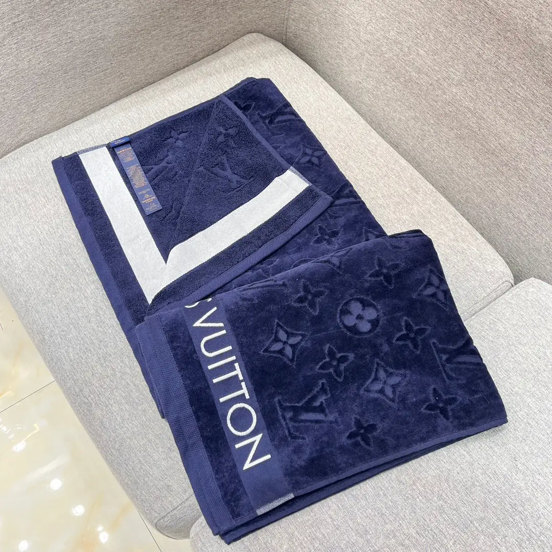 Louis Vuitton LVacation Beach Towel Navy Blue