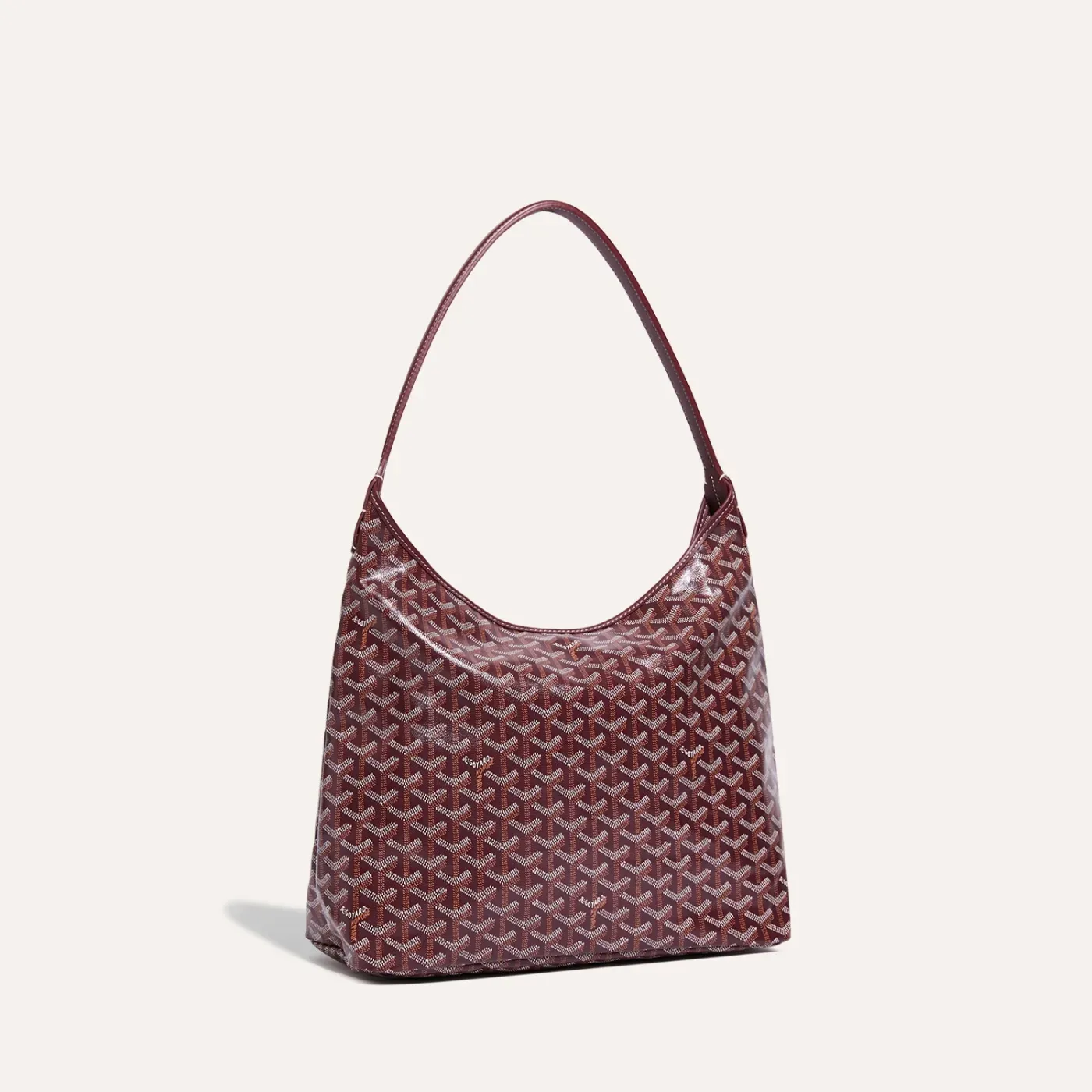 Goyard Boheme Hobo Bag Burgundy